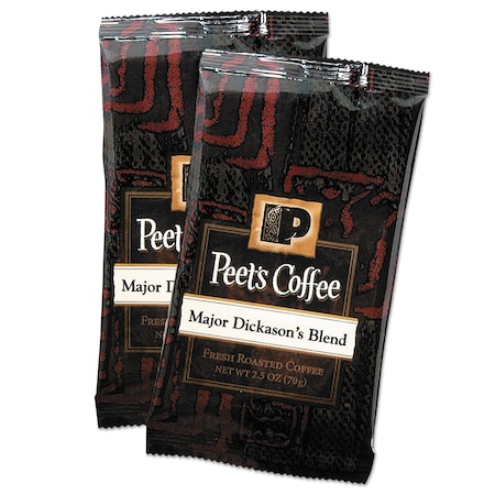 Peets Coffee & Tea Coffee Packs, Major Dickasons Blend, PK18, Major Dickason's Blend, Fraction Pack, Regular, Coffee 504916